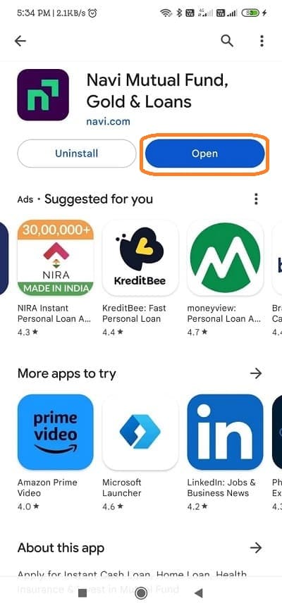 Navi app se loan kaise le  नवी ऐप से लोन लेने का तरीका